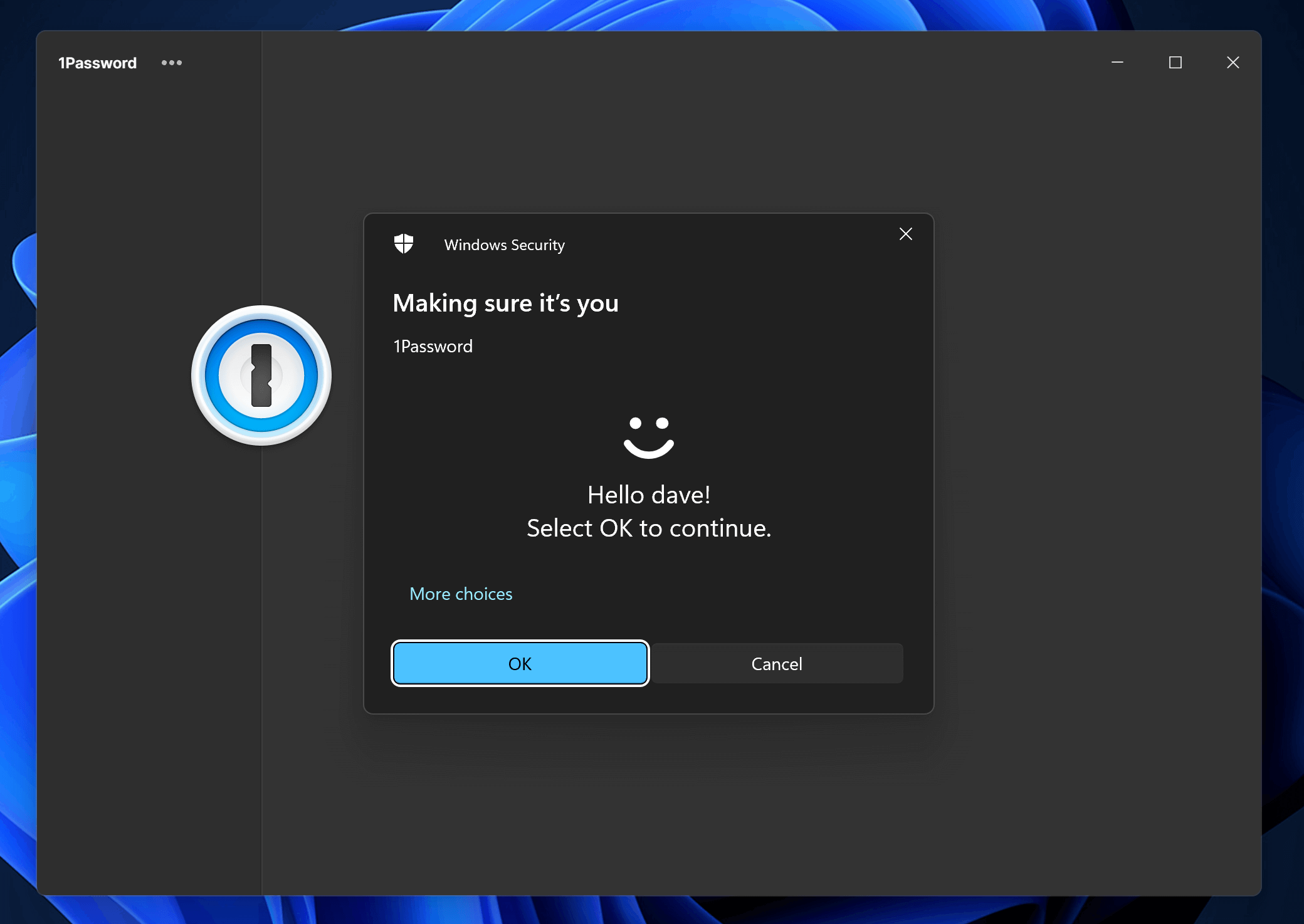 1password 7 dark mode