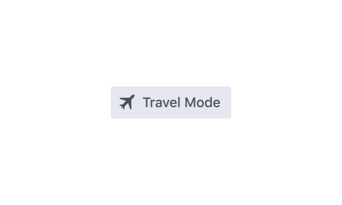 Activate travel mode animation