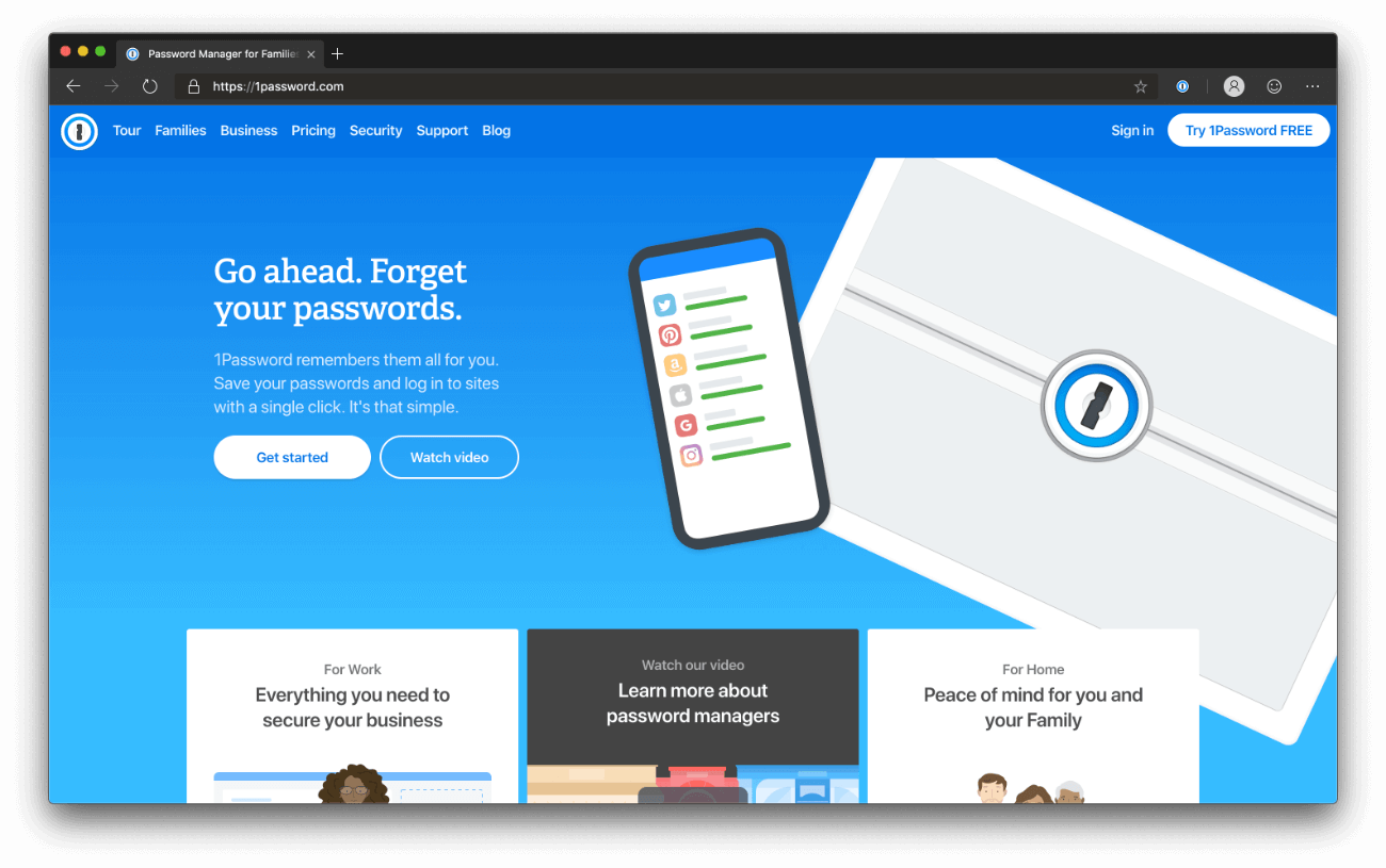 1password is free