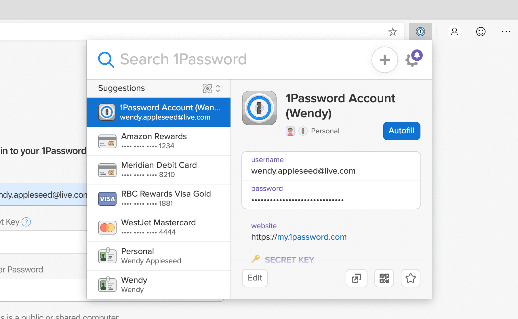 Login To 1password