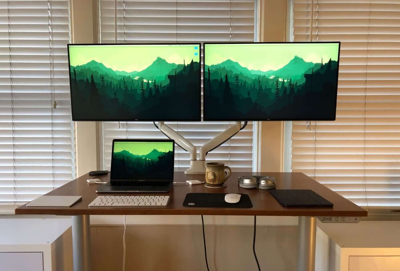 Image of Dane's setup