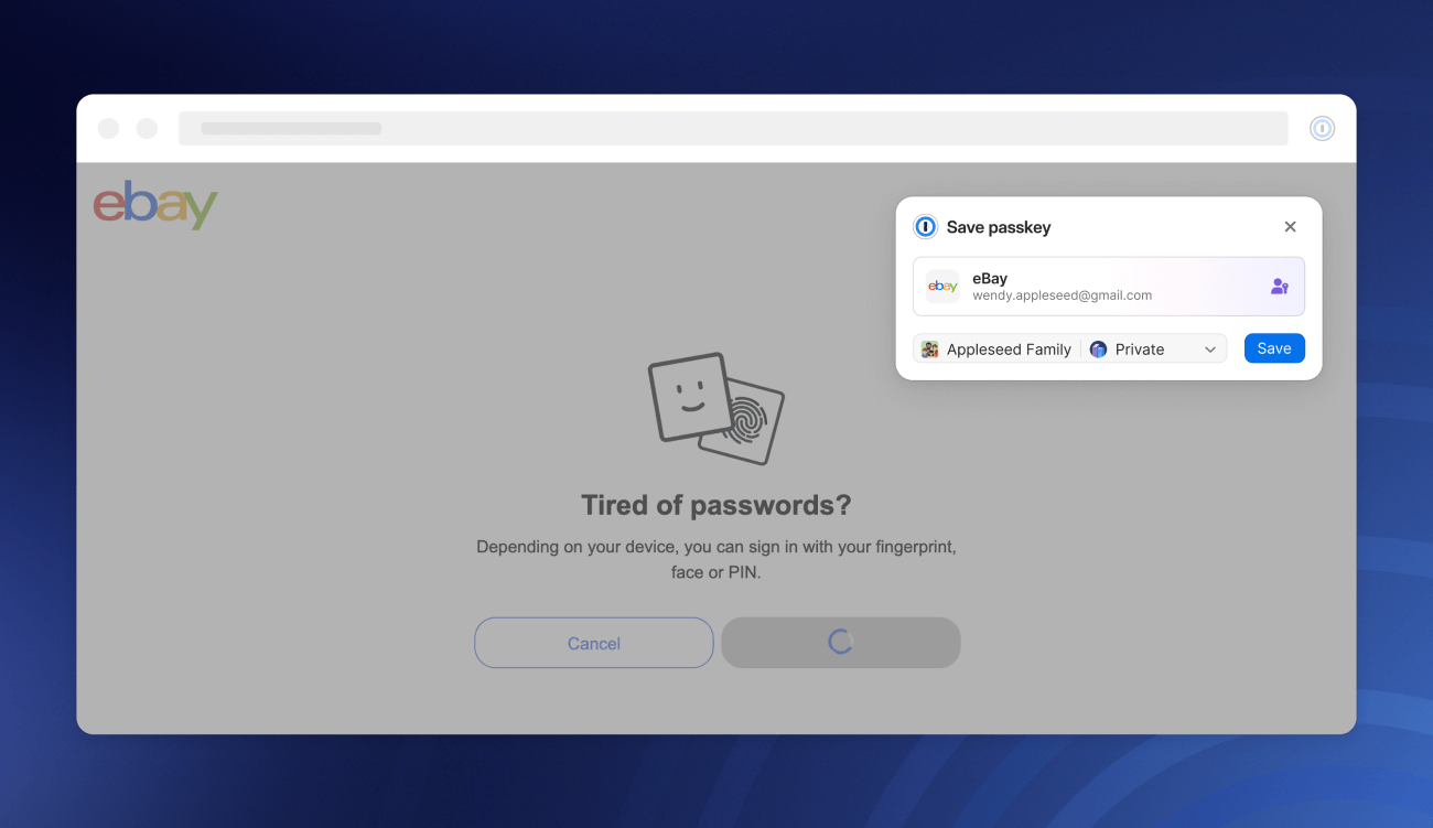 1password create password