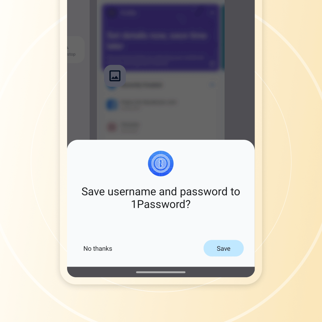 A prompt to sign in to 1Password with your email address.